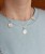 Naszyjnik z medalikami to najlepsza forma talizmanu. Monetki  na łańcuszku. Motywujący naszyjnik. medaliony. amulet talizman. Choker