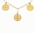 Naszyjnik z medalikami to najlepsza forma talizmanu. Monetki  na łańcuszku. Motywujący naszyjnik. medaliony. amulet talizman. Choker